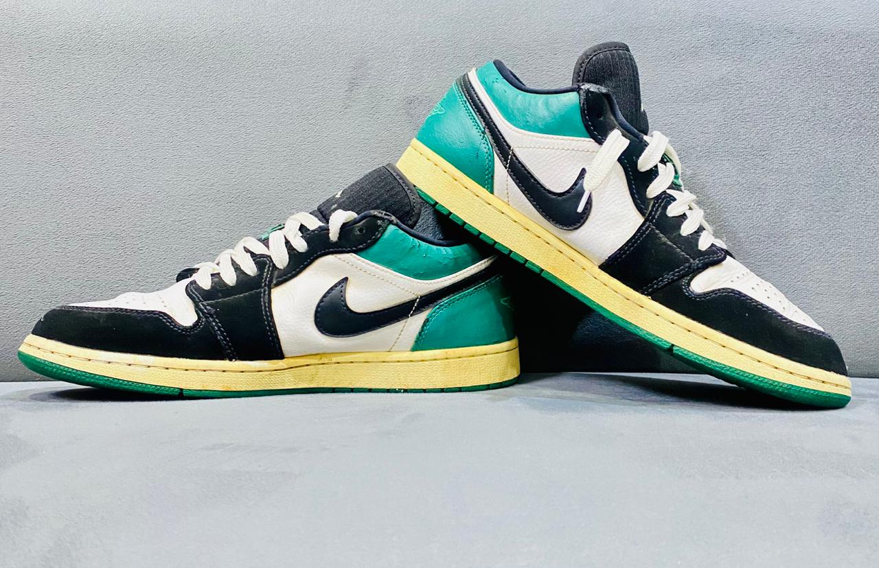 NIKE AIR JORDAN 1 LOW MYSTIC GREEN🤑